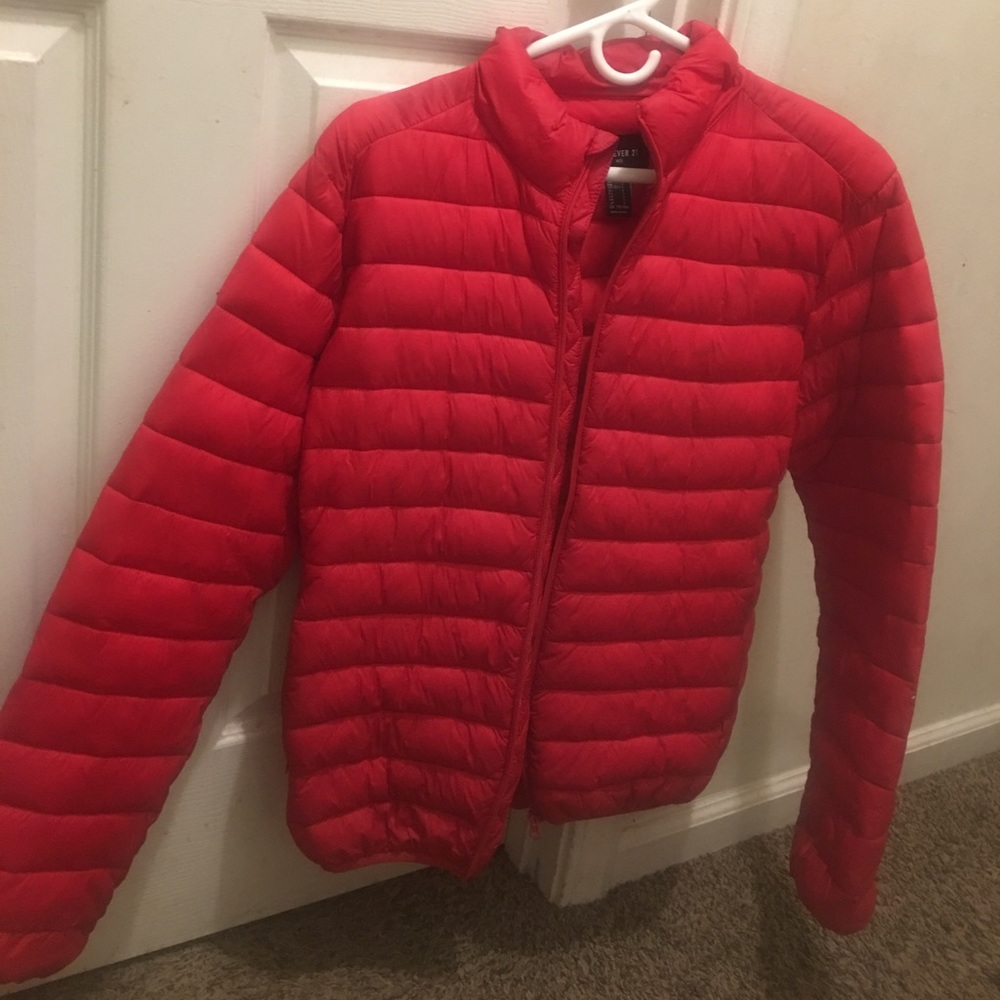 Red bubble jacket - Picture 2 of 2